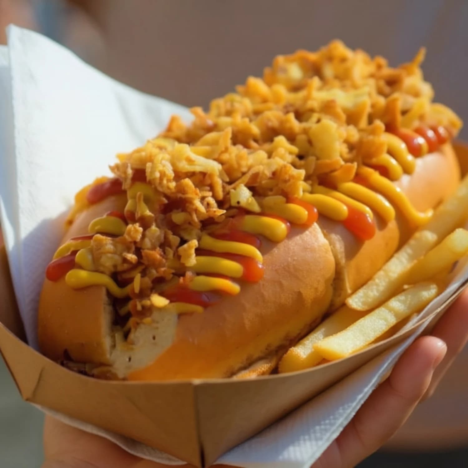 Hot-Dog du concept Wall Street Hot Dog de Beau & Bon