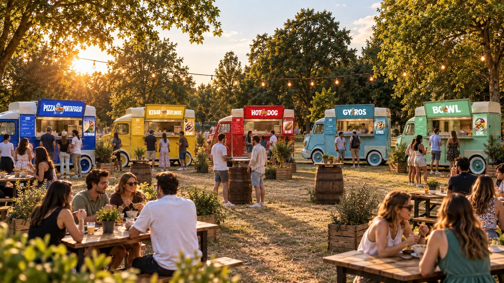 Cinq Citroën HY Beau & Bon déployés lors d’un événement grand public