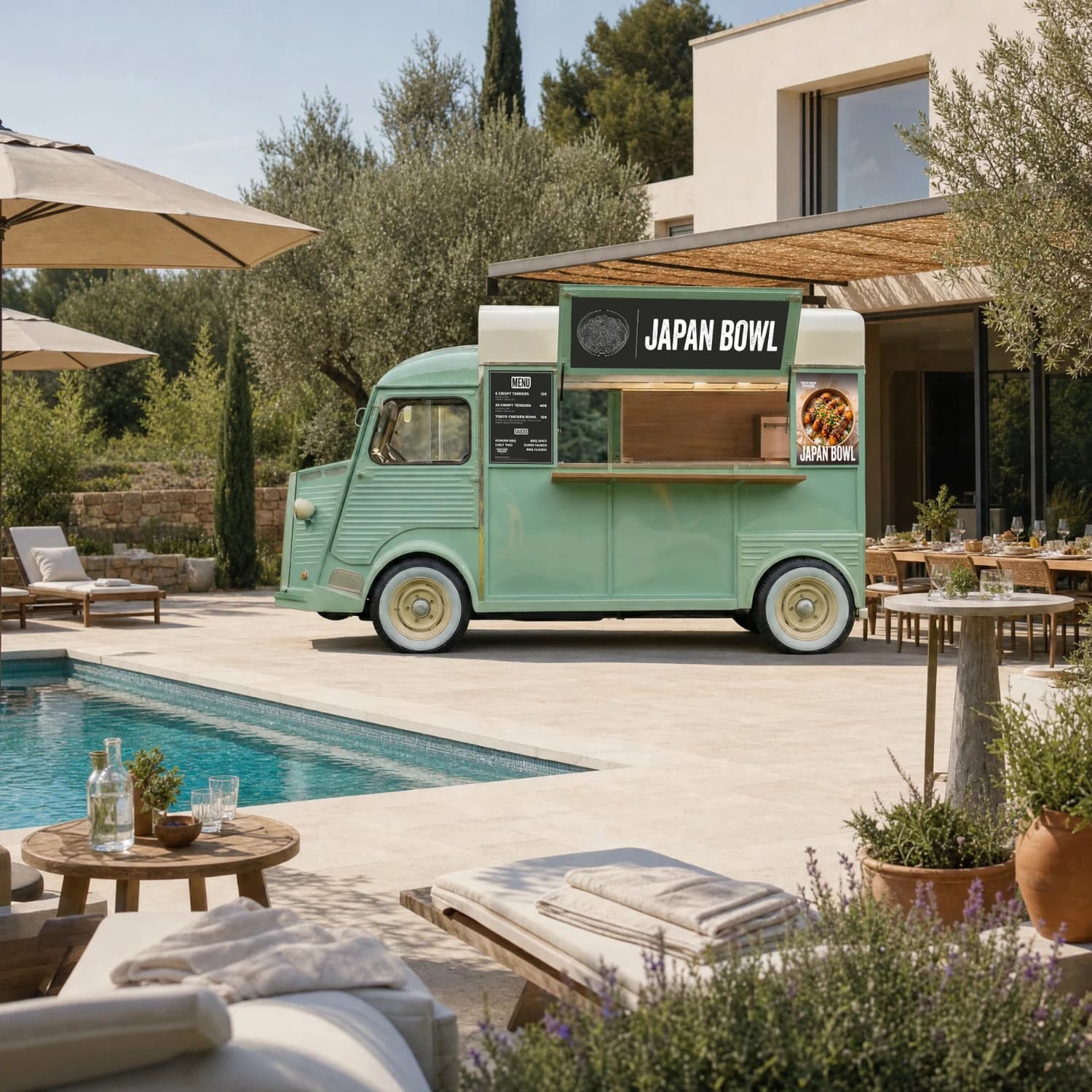 Citroën HY Tokyo Fried Chicken de Beau & Bon lors d’un événement