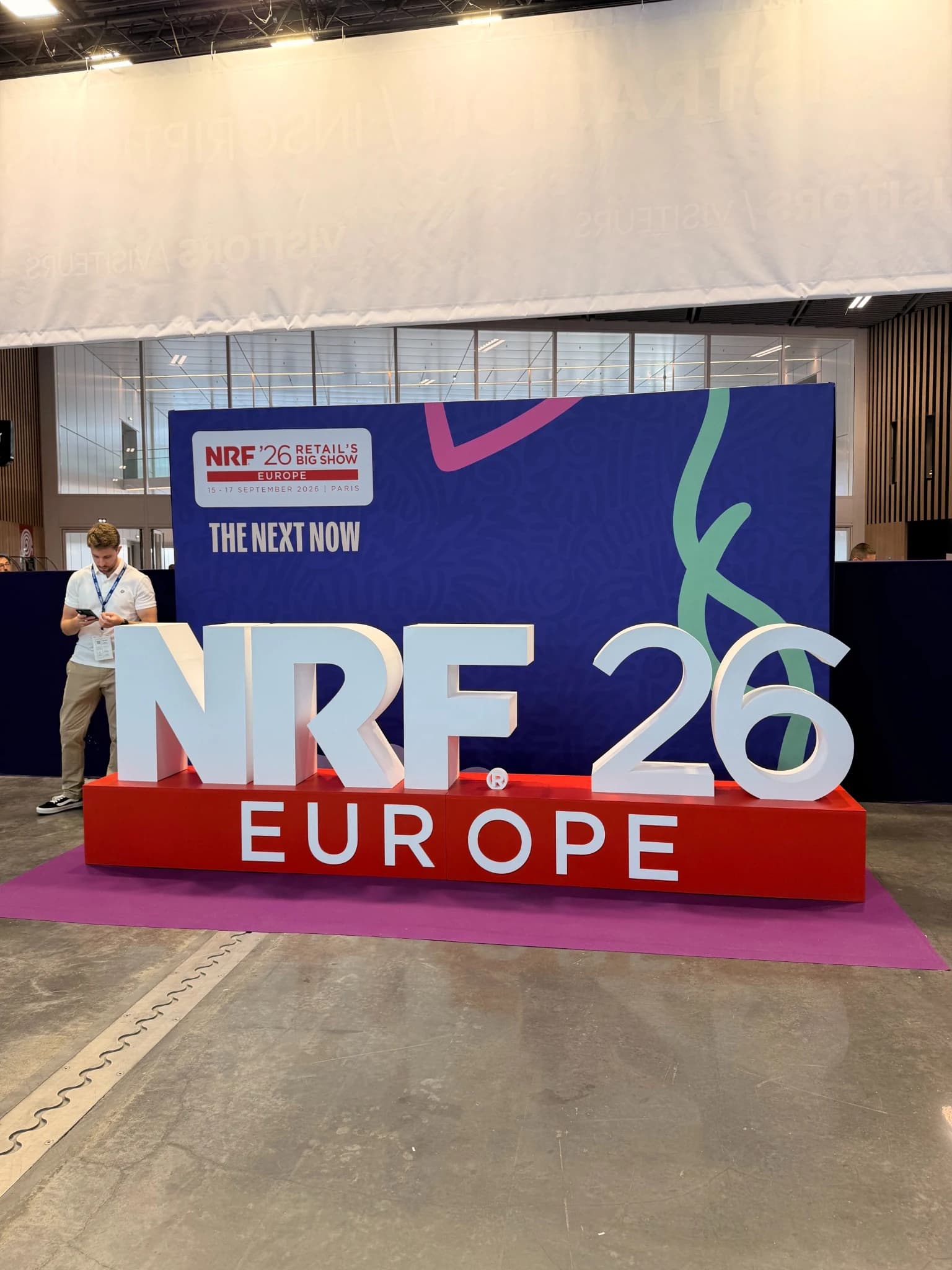 Signalétique NRF’26 Retail’s Big Show Europe à Paris